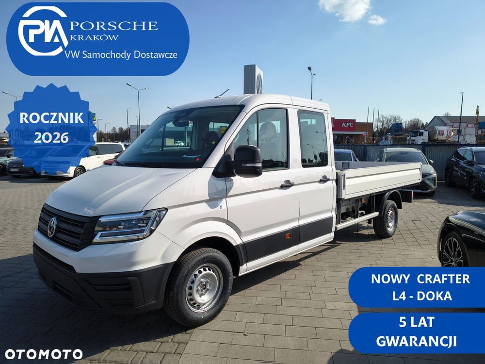 Volkswagen Crafter 35 Skrzyniowy z podwójną kabiną 4MOTION 2,0L 177 KM skrzynia automatyczna