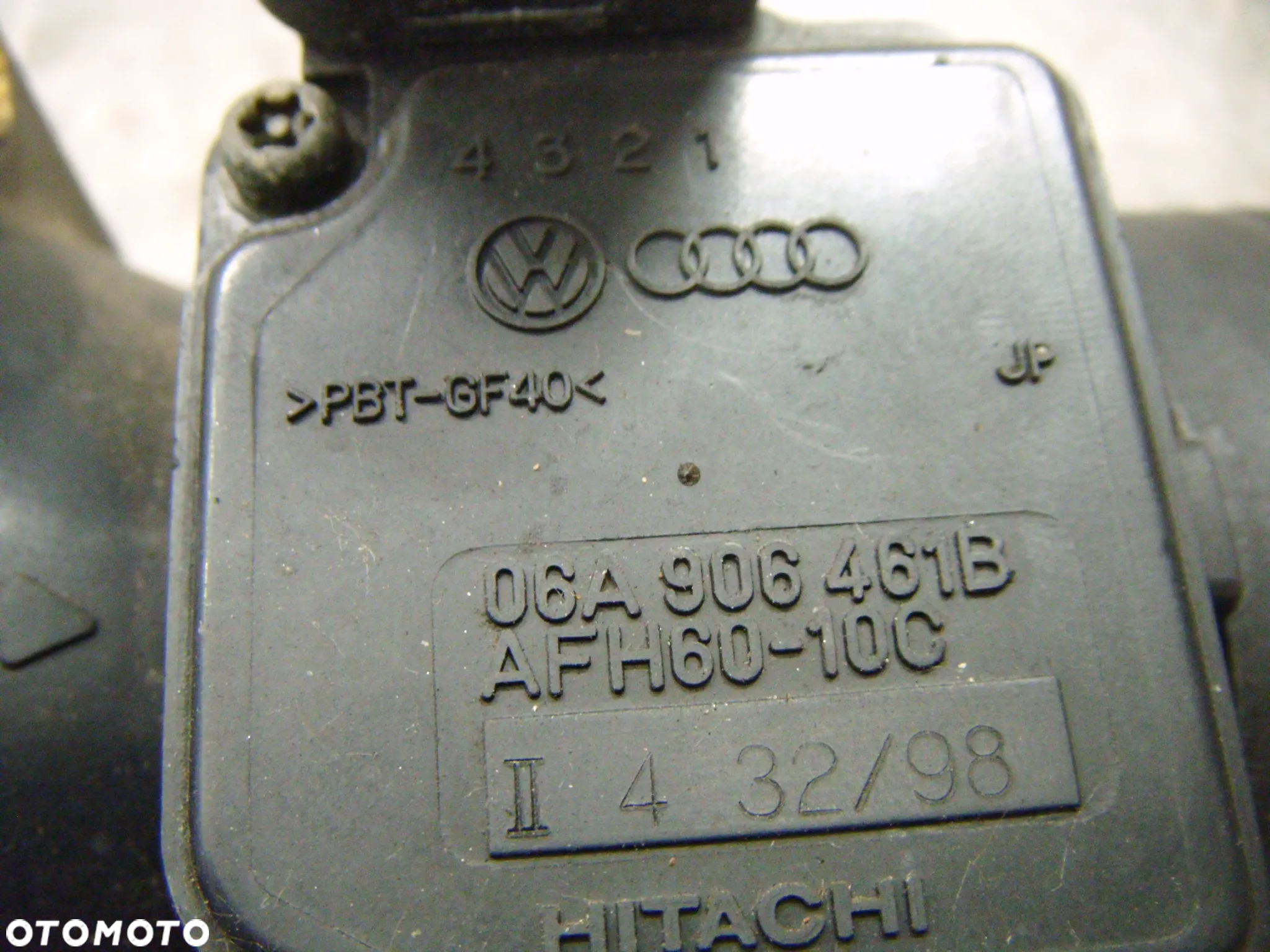 vw bora 2.0b przepływomierz 06a906461b - 2