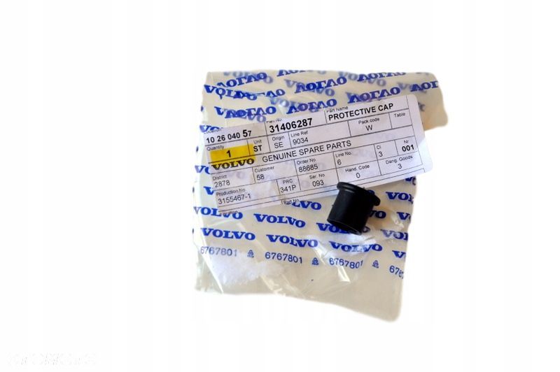 VOLVO S80 V70 XC70 zaslepka sruby McPhersona OE 31406287 - 1