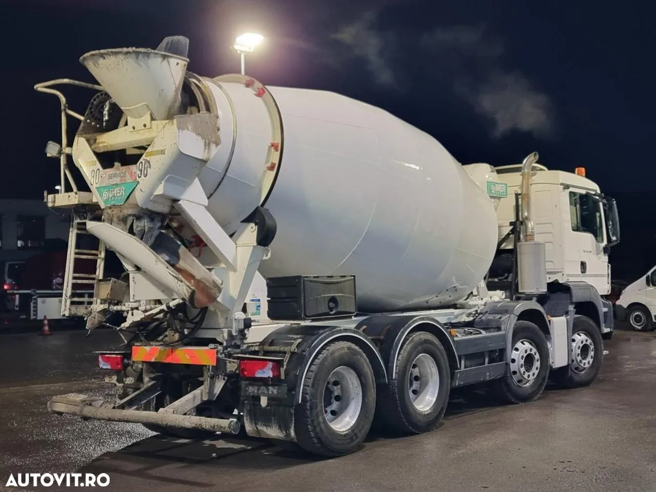 MAN TGS 32.360 8x4 Betoniera/Beton Mixer 9m3, TOP !!! - 4