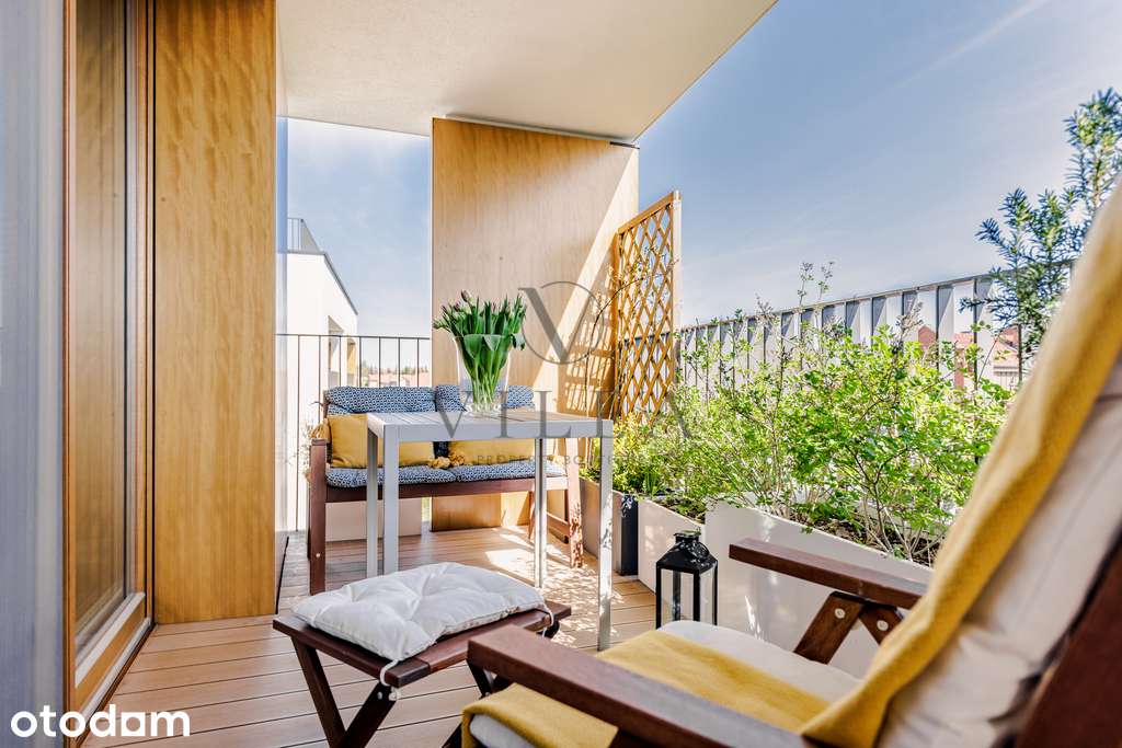 Apartament z Tarasem i 4 Miejscami Parkingowymi