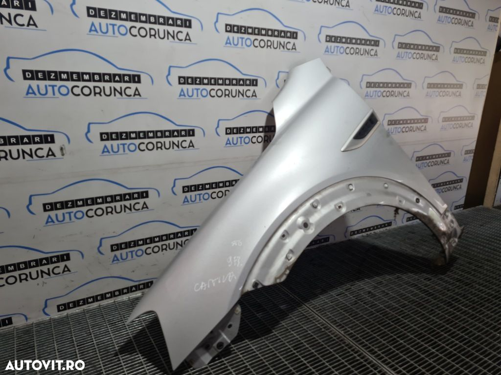 Aripa Stanga Fata Chevrolet Captiva Facelift 2011 - 2014 4 Usi ARGINTIU (973) - 2