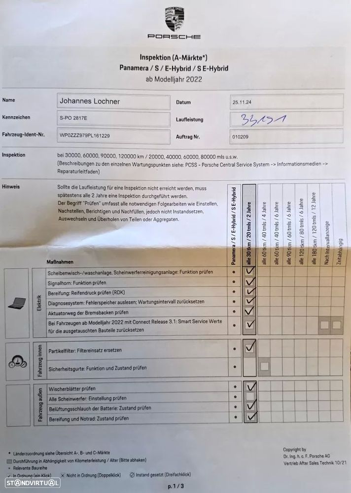 Porsche Panamera Sport Turismo 4S E-Hybrid - 60