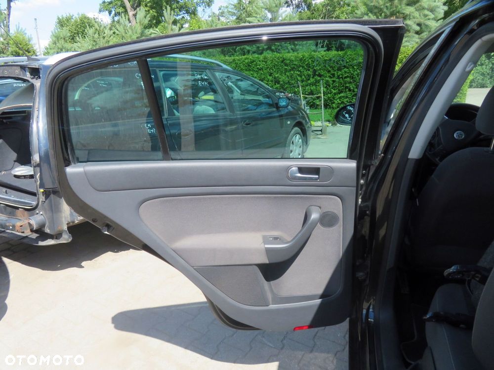 DRZWI TYLNE LEWE GOLF V PLUS 5M0 L041  CZARNY VOLKSWAGEN 2005-2009 - 5