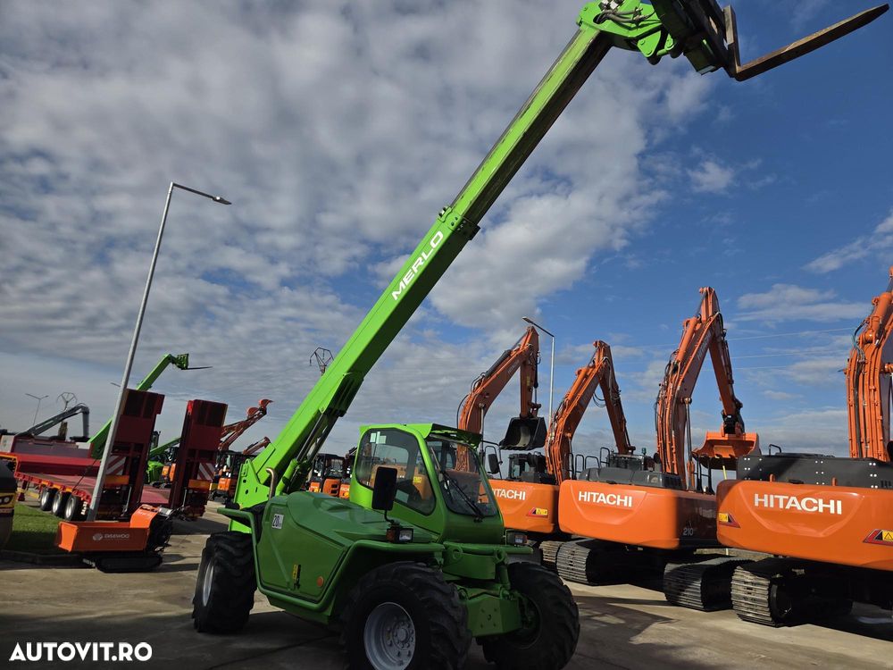Merlo P60.10, TELESCOPIC la 10m, ridica 6tone, 2018, 2.5217h, furci, cupa, motor Deutz 110CP, cupa, latime 2,25m, 5,5m pe orizontala, STARE FOARTE BUNA, posibilitate leasing  2 ani-PROMOTIE 51.900 EUR+Tva - 6