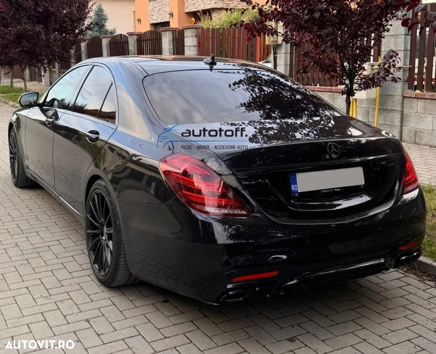 Stopuri Full LED compatibile cu Mercedes S-Class W222 (2013-2017) Semnalizare Secventiala Facelift Design - 2