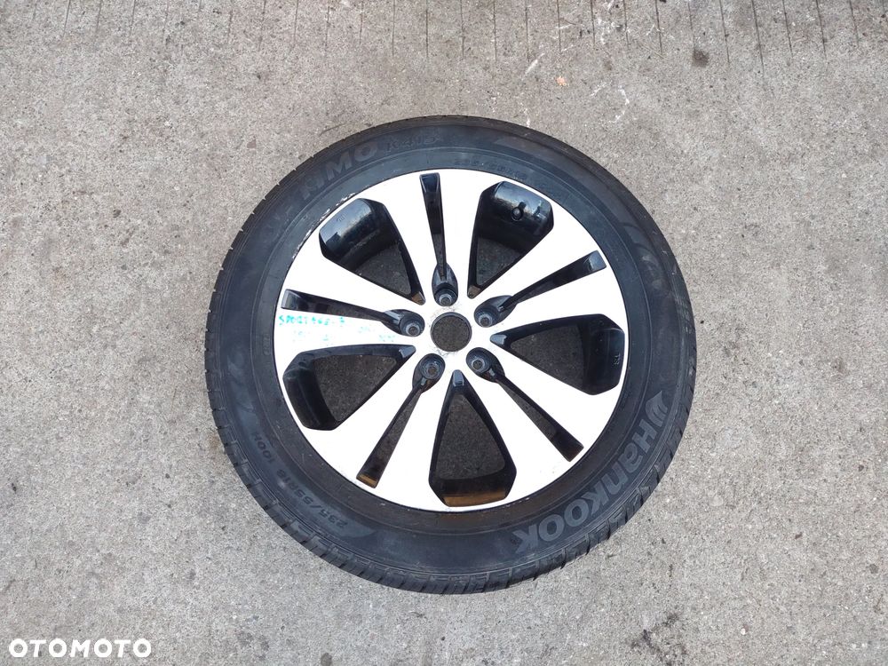 KOŁO FELGA ALUMINIOWA OPONA HANKOOK OPTIMO K415 52910-3U300 KIA SPORTAGE III 18 CALI ORYGINAŁ PROSTA !!! - 1