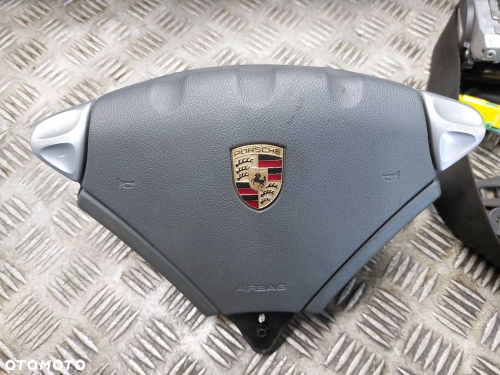 ZESTAW AIRBAG KOKPIT DESKA PODUSZKI PASY PORSCHE CAYENNE I 7L5880201 - 8