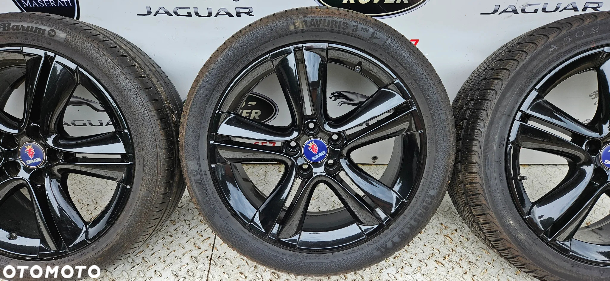 SAAB 9-3 93 II Komplet kół Alufelg Felgi Alufelgi z oponami Koła 12770237 ET 41 7.5Jx18 5x110  Opona 235/45/18 R18 18 Cali Opona Zima - 11