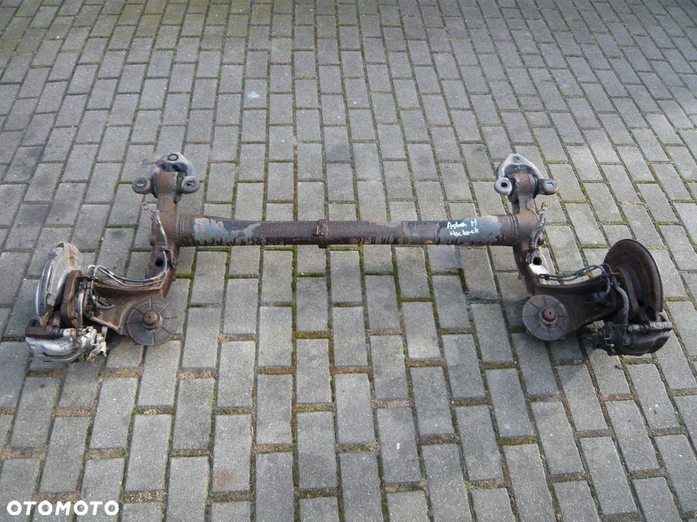 belka zawieszenia tylnego oś wózek sanki komplet opel astra h hb - 1