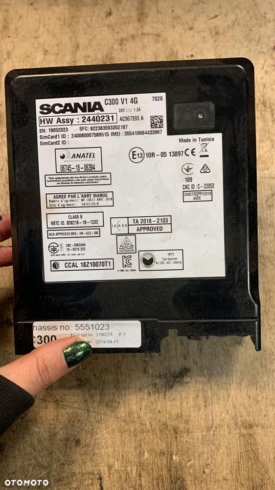STEROWNIK ECU SCANIA 2440231  C300 - 1