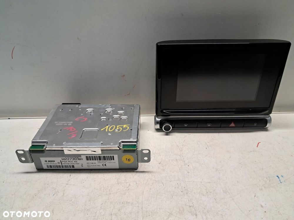 citroen c3 iii radio navi tablet wyświetlacz monitor 9824298580 9822730380 - 1