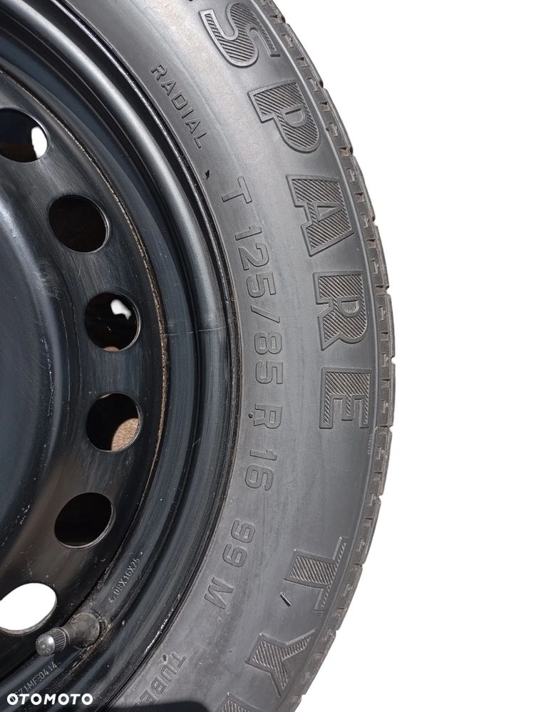 Koło Zapasowe Dojazdowe 125/85 R16 5x108 63,4 Jaguar Volvo Ford Mondeo Mk3 1s71MF - Gwarancja Wysyłka - 5