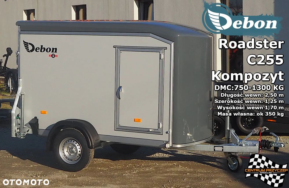 Debon C255 / FURGON / KONTENER / BAGAŻOWA + DRZWI BOCZNE - 9