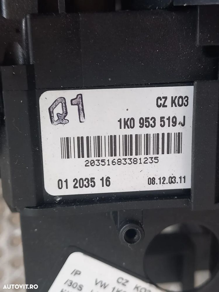 Spira Spirala Volan Maneta Semnalizare Stergatoare Vw Seat Skoda Cod 1KC 1KG 1KJ - 7