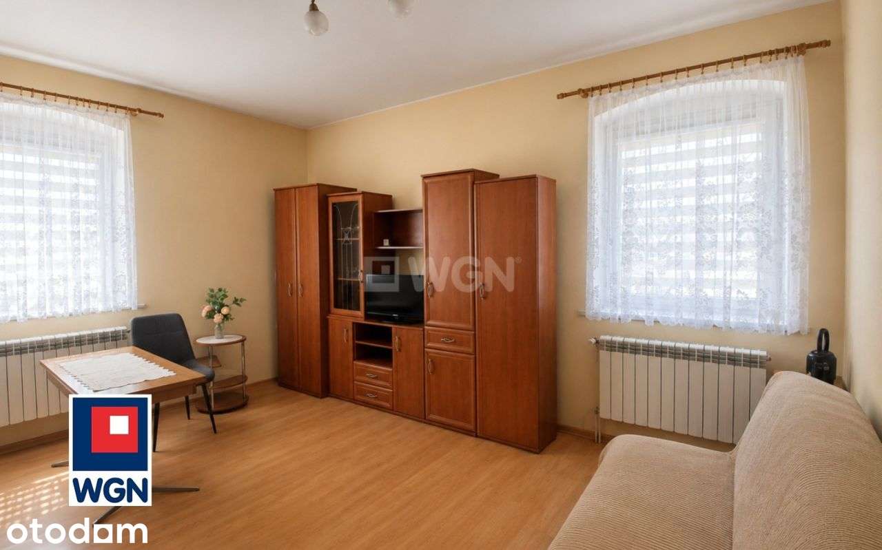 Przestronne mieszkanie na parterze