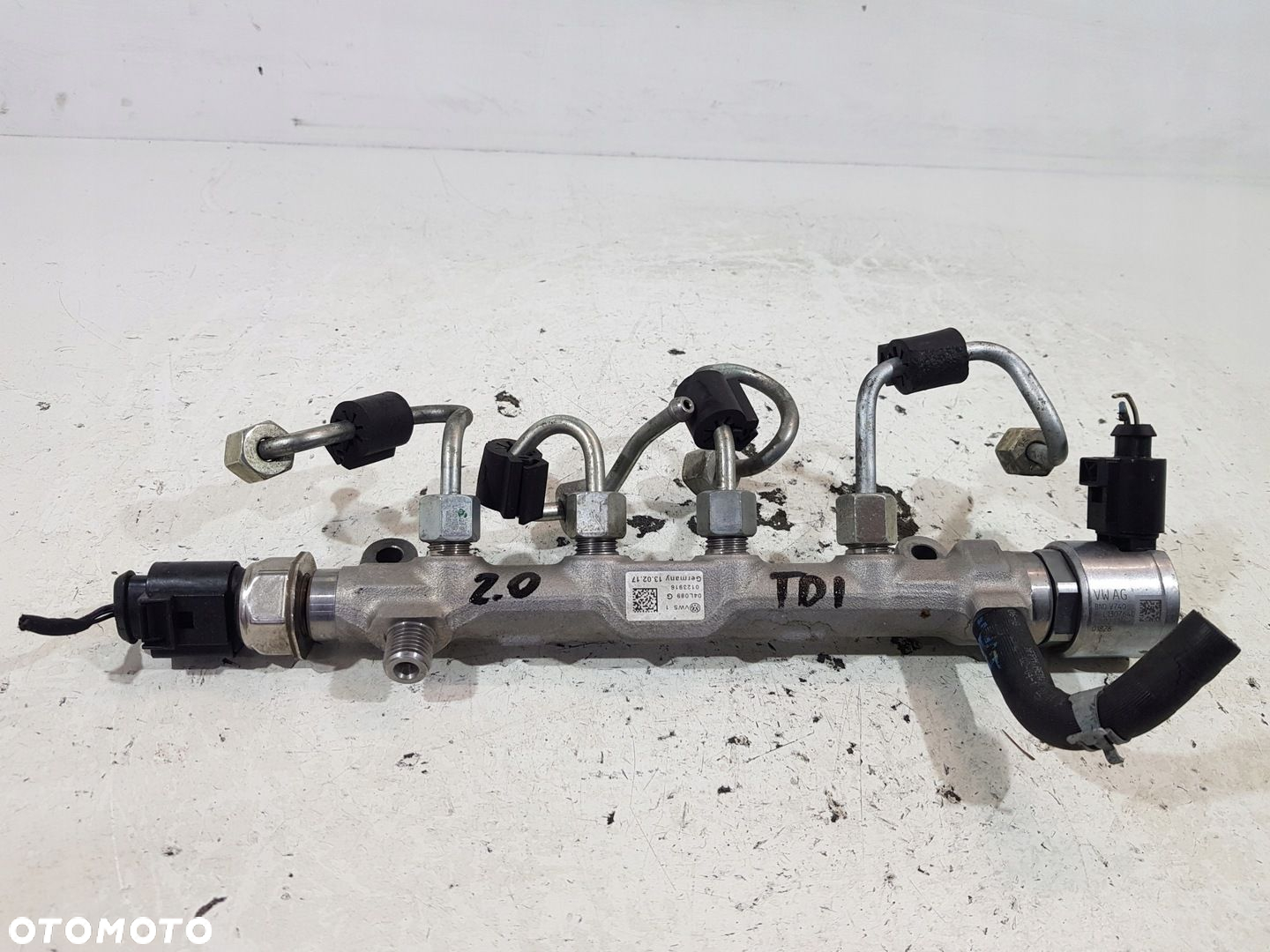 LISTWA WTRYSKOWA CZUJNIKI 04L089G VW AUDI SKODA 2.0 TDI DFS 04L130764D - 10