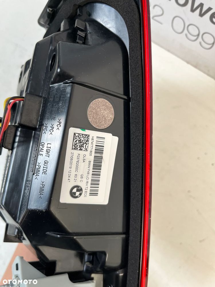 LAMPA PRAWY TYŁ X F48 LED BMW X1 F48 LCI F03762000C - 4