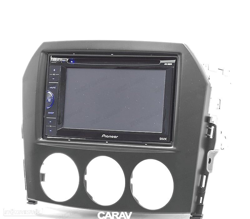 MOLDURA ADAPTADOR PRETO PARA RADIO 2-DIN PARA MAZDA MX-5 MIATA - 5