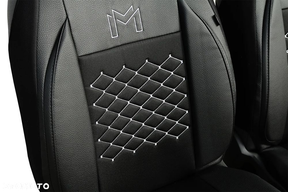 MATA POKROWIEC NA FOTEL ERGONOMICZNA PROFILOWANA EKOSKÓRA UNIWERSALNA MOTIV - 9