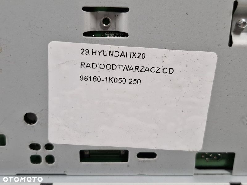 HYUNDAI IX20 RADIOODTWARZACZ CD 96160-1K050 - 13