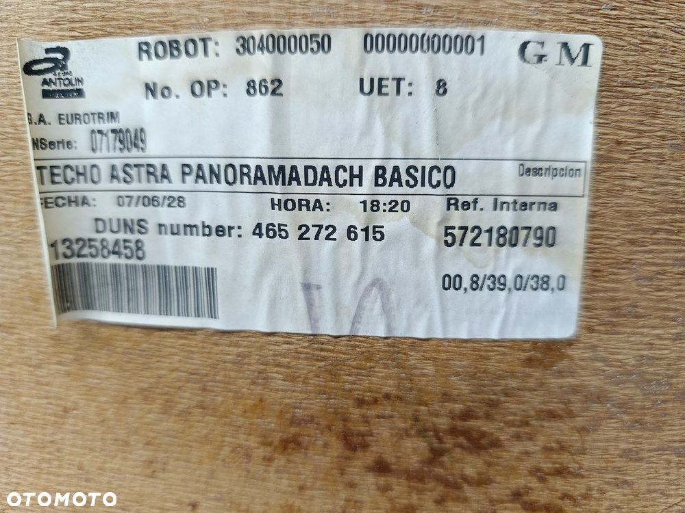 PODSUFITKA OPEL ASTRA H 13258458 - 14