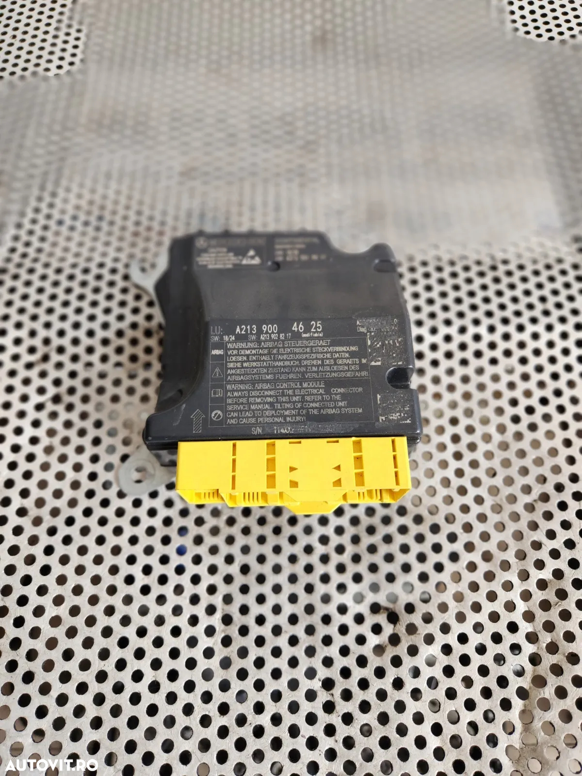 Calculator Modul Airbag Mercedes E Class W213 W238 GLC W253 X253 Cod A2139004625 Dezmembrez Mercedes GLC X253 W253 Volan Stanga Motor 654.920 - Dezmembrari Arad - 4