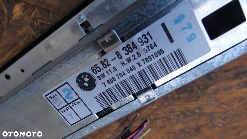 BMW E39 WYŚWIETLACZ RADIA  8384931 - 2