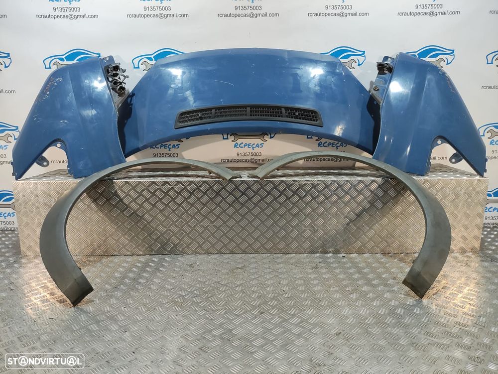 FRENTE COMPLETA FORD TRANSIT VII 7 MK7 FM FN FF ANO 2008 A 2013  CAPOT PARACHOQUES GUARDA-LAMAS OTICAS RADIADOR VENTILADOR FRENTE FIBRA REFORÇO - 17