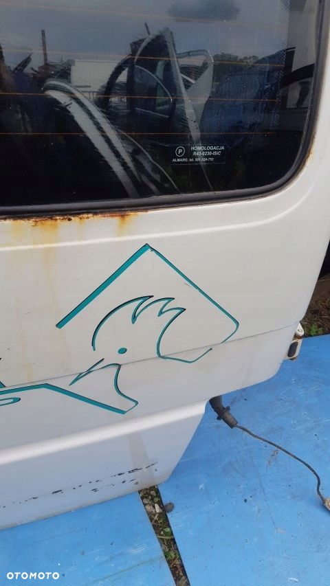 Drzwi VW T4 Prawy tył skrzydełkowe wysoki - 3