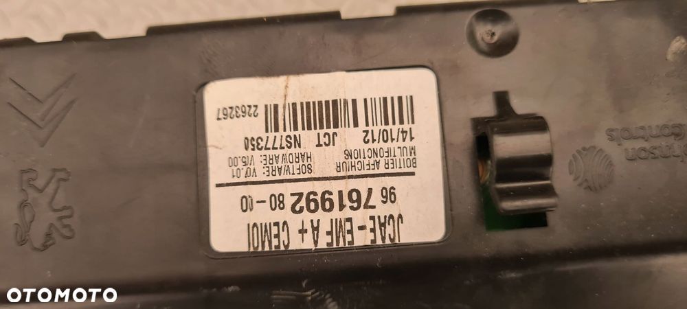 wyswietlacz zegar citroen c4 b7 10-16 9676199280 - 3