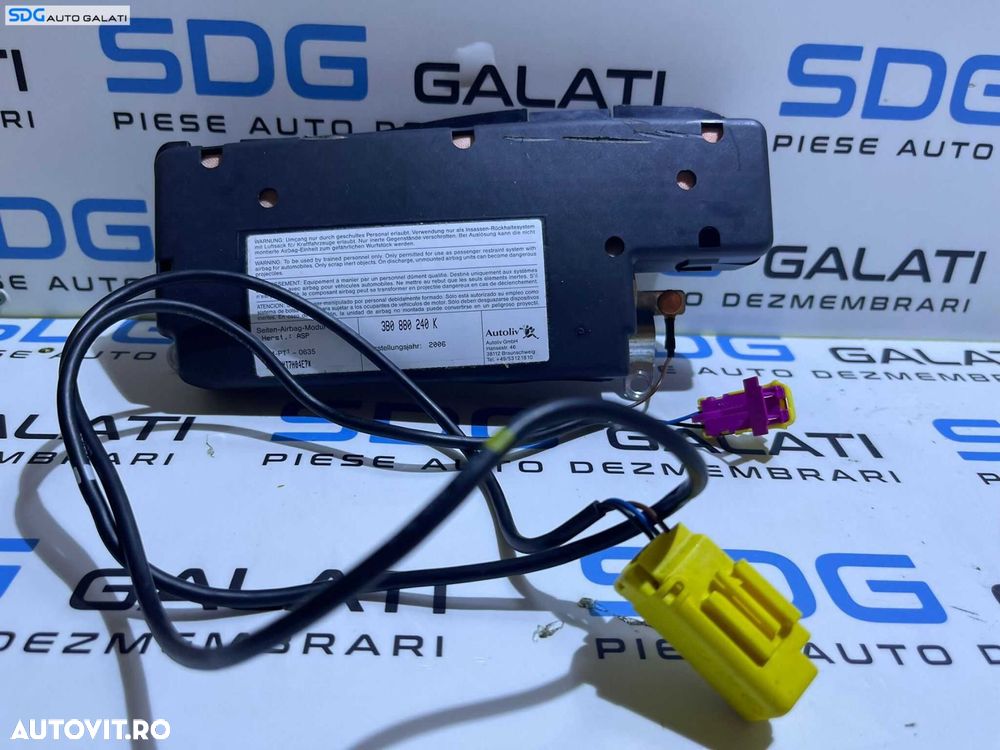 Airbag Scaun Dreapta Fata Pasager Skoda Superb 1 2002 - 2008 Cod 3B0880240K - 1