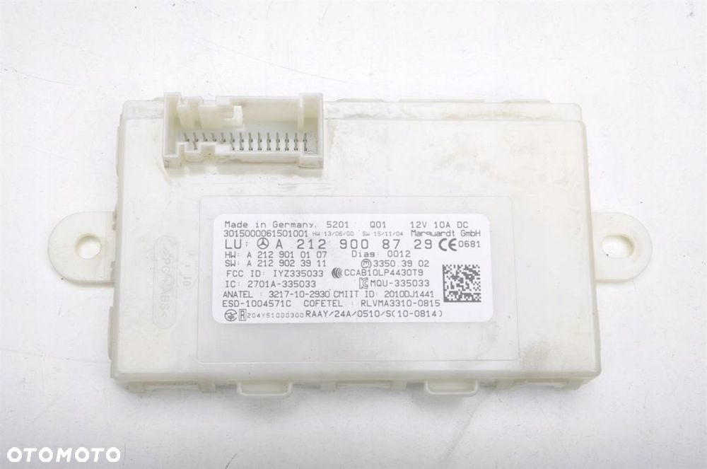 MERCEDES GLE W292 MODUŁ STEROWNIK A2129008729 - 1