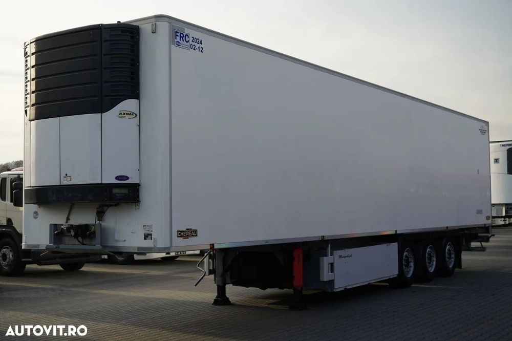 Chereau REFRIGERAT / MAXIMA 1300 / CU CÂRLIG / AXĂ DE RIDICARE / COȘ PENTRU PALEȚI - 1