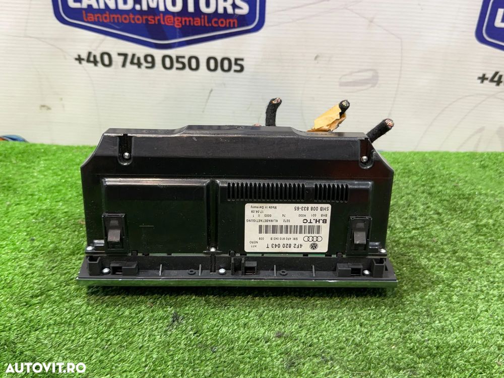 PANOU CENTRAL COMANDA CLIMA AUDI A6 E SE SEDAN 2.0 DIESEL 2009 COD OEM 4F2820043T 2006-2010 - 5