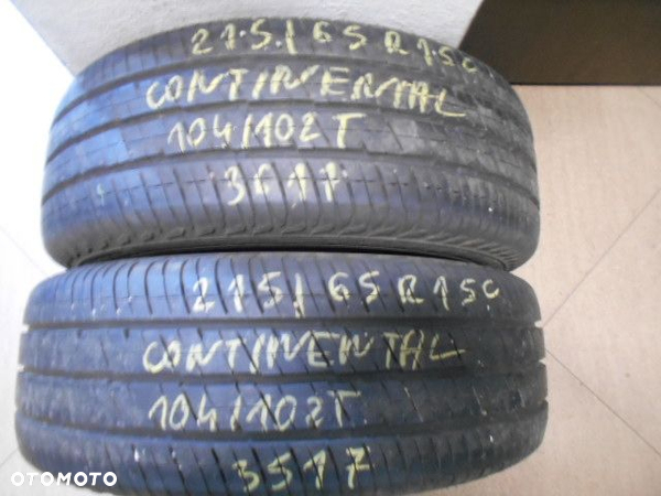 Opony 215/65r15c continental vanco 2 8,7mm lato para