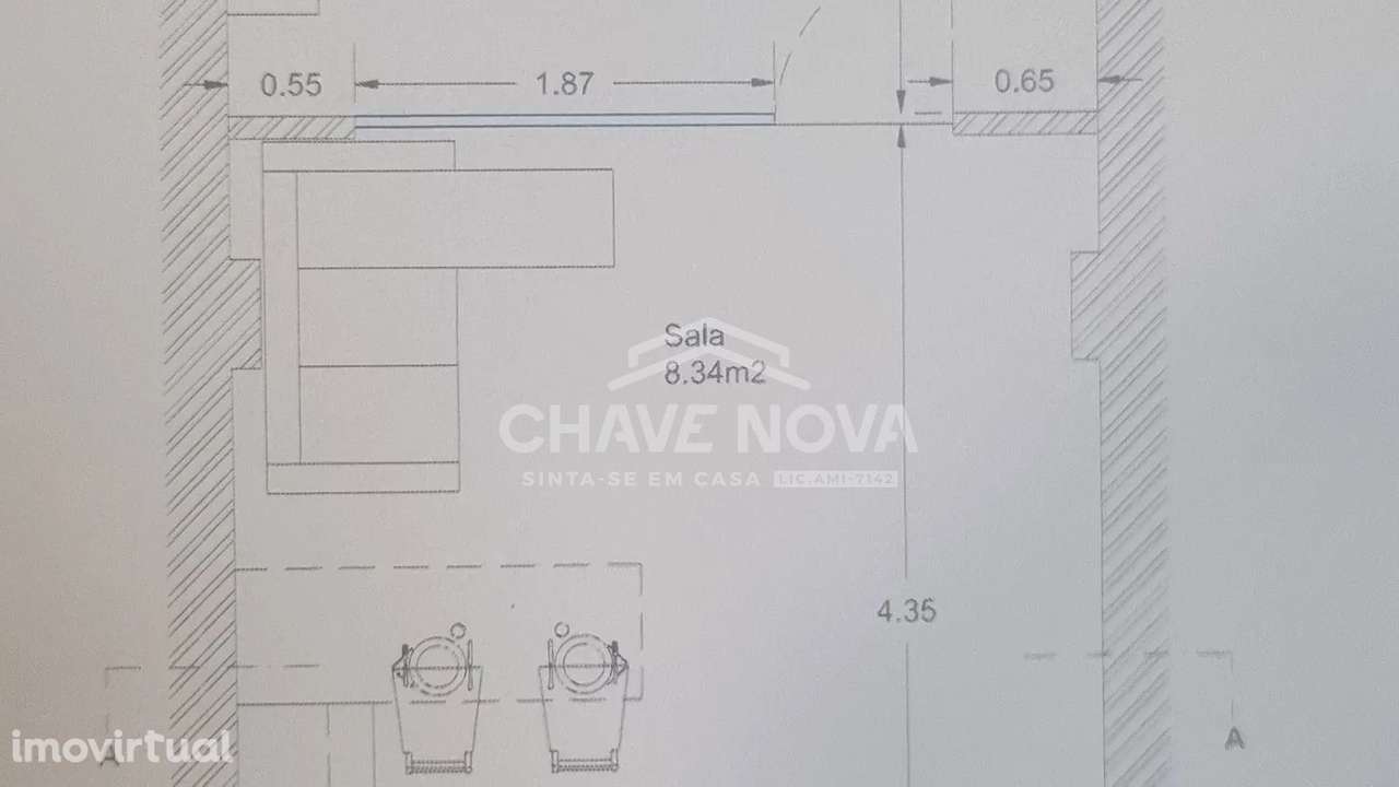 T1 Mobilado em Santo Tirso - Grande imagem: 4/4