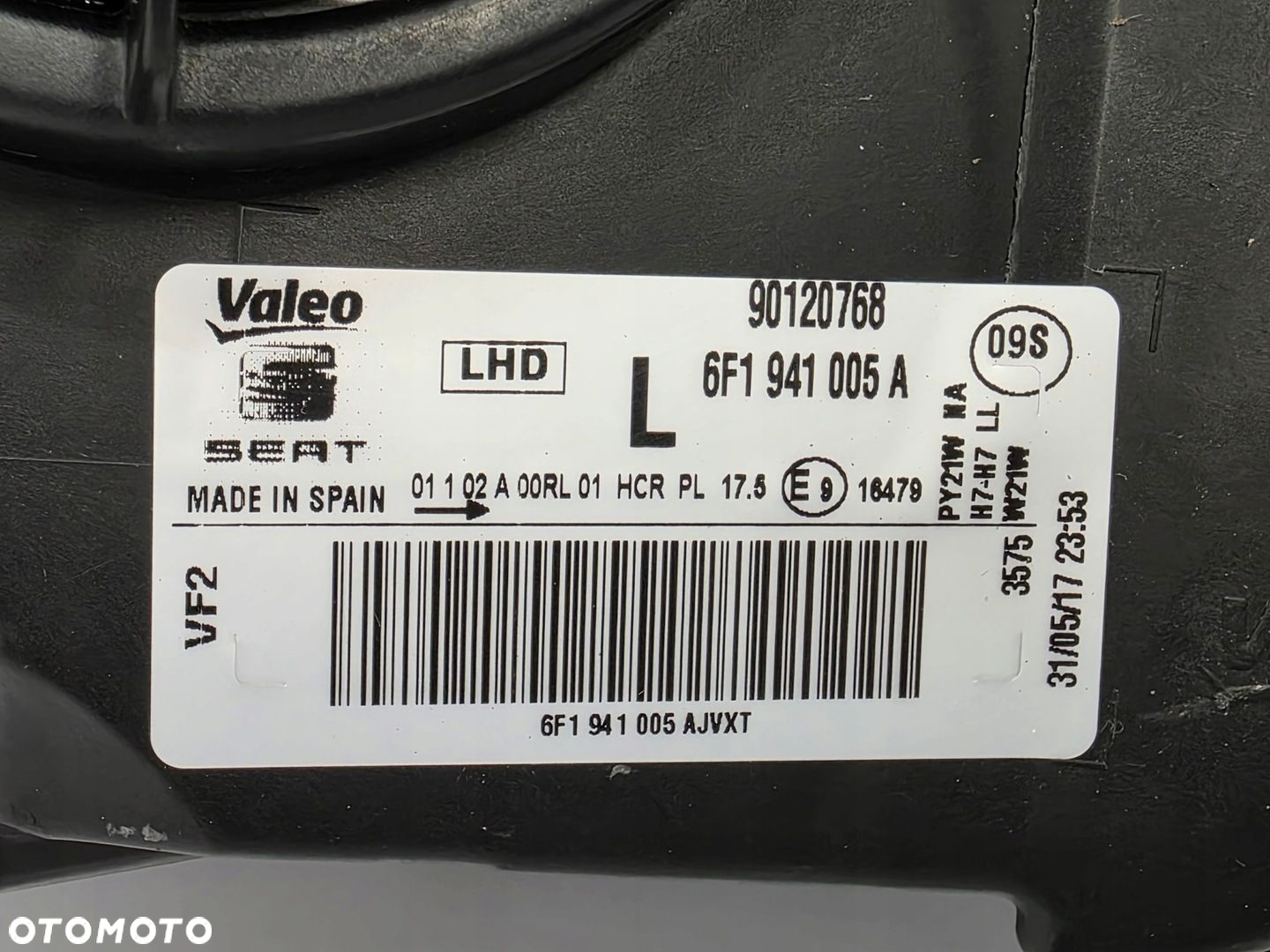 LAMPA PRZÓD LEWA SEAT IBIZA V SEAT ARONA 6F1941005A EUROPA - 9