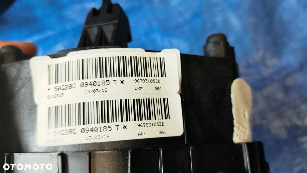 KIEROWNICA PODUSZKA AIRBAG AIR BAG GT LINE CZERWONA NIĆ KOMPLETNA BARDZO ŁADNA 98084115XU 96783105ZD PEUGEOT 308 II T9 - 9