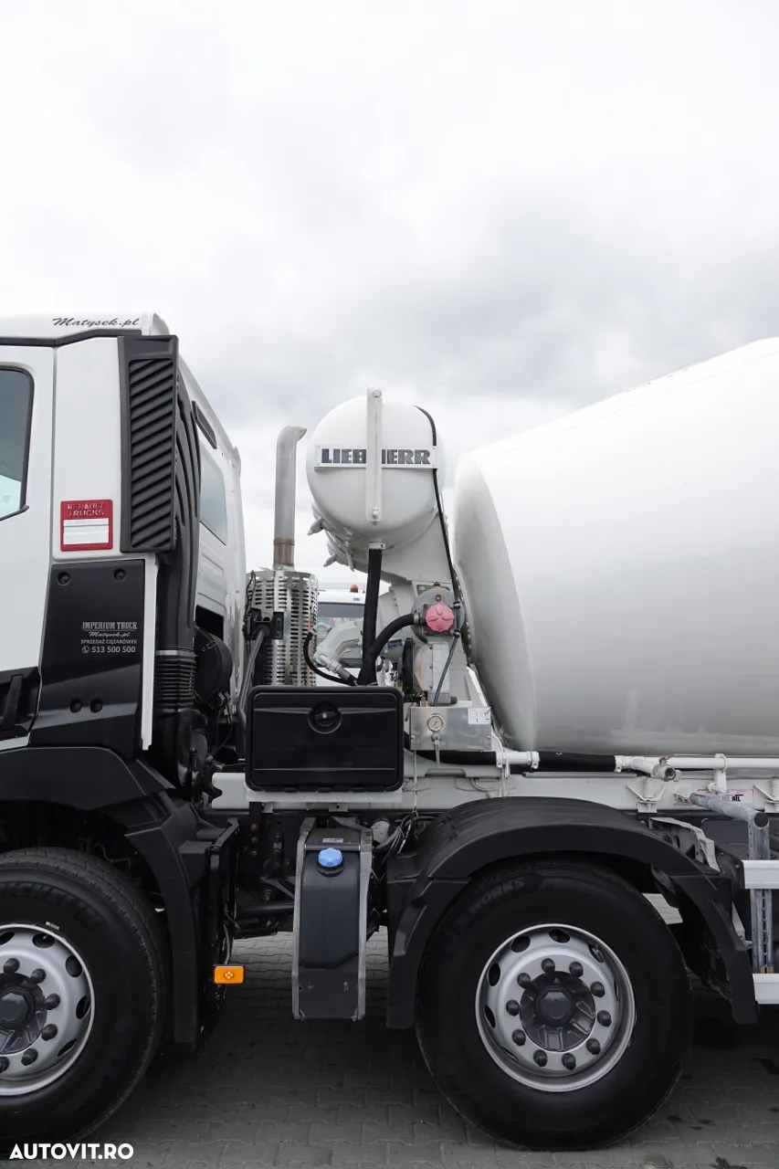 Renault C 380 / 8X4 / BETONER / BETON CONVERTER / LIEBHERR 9 M3 / EURO 6 / 2016 - 18