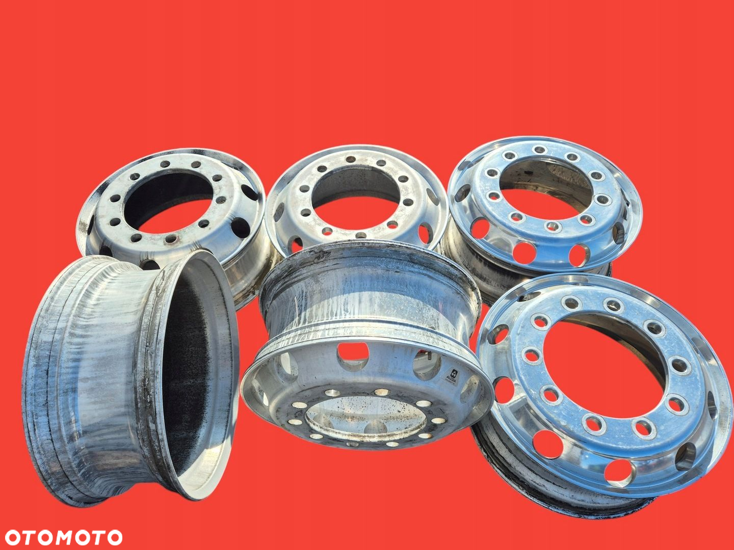 FELGA ALUFELGA ALUMINIOWA ALCOA Z NAKRĘTKAMI 22,5 DAF XF 106 CF, MAN EURO 6 - 3