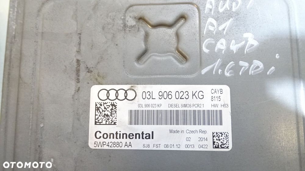 KOMPUTER SILNIKA AUDI A1 1.6TDI  03L906023KG - 3