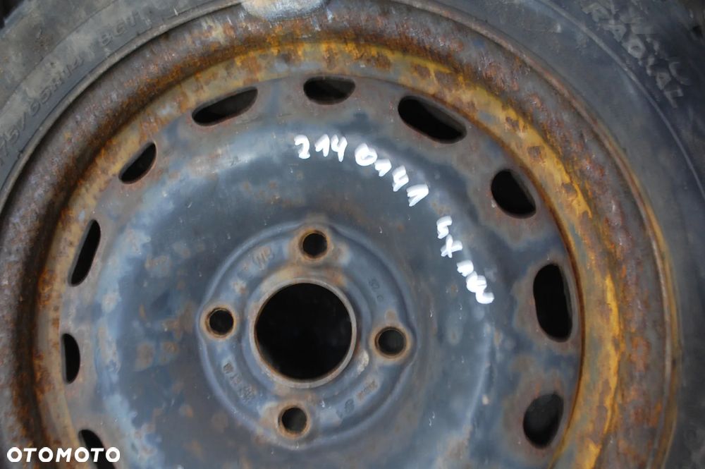 FELGI STALOWE + OPONY 2140141 4X100 ET49 5.5J OPEL CORSA C COMBO 175/65R14 - 9