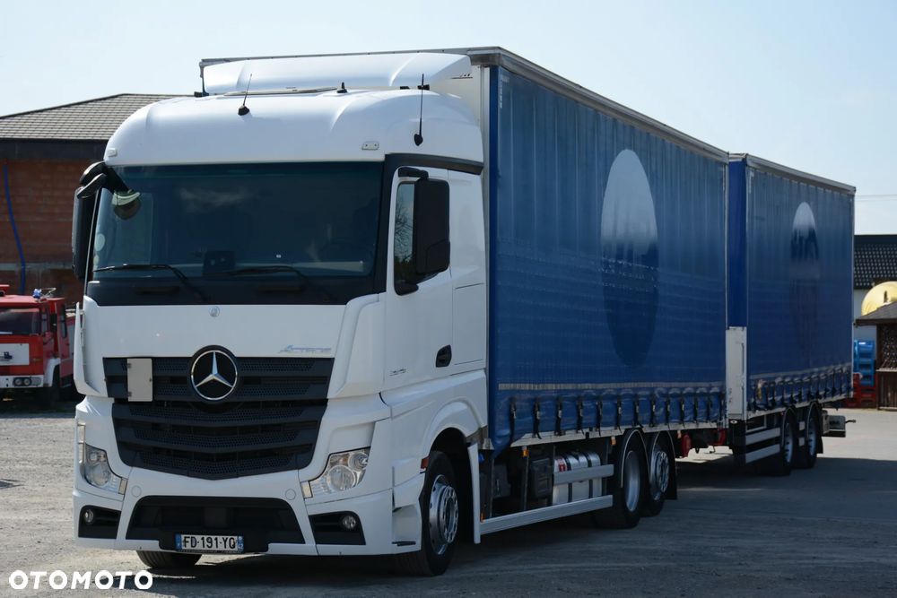 Mercedes-Benz Actros 2545 / 2019r / Przejazdowy / Podnoszony dach / SAF + przyczepa plandeka - 3