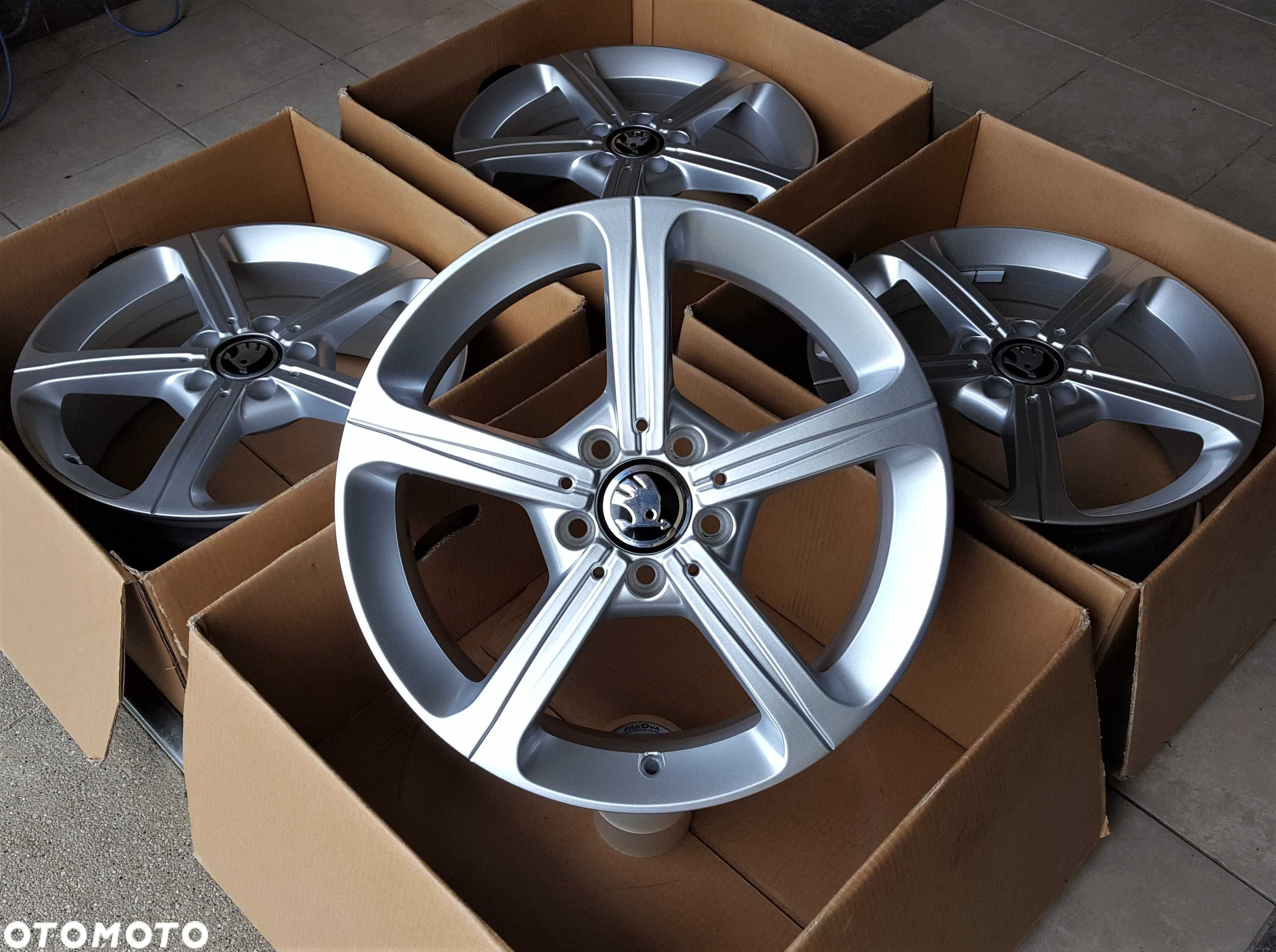 Alufelgi 17 5x112 Skoda Octavia Kodiaq Superb Yeti Karoq jak Nowe 477# - 4