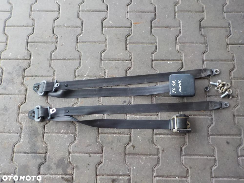 VW T4 PAS PASY BEZPIECZEŃSTWA P/L TYŁ ŚRODKOWY - 2