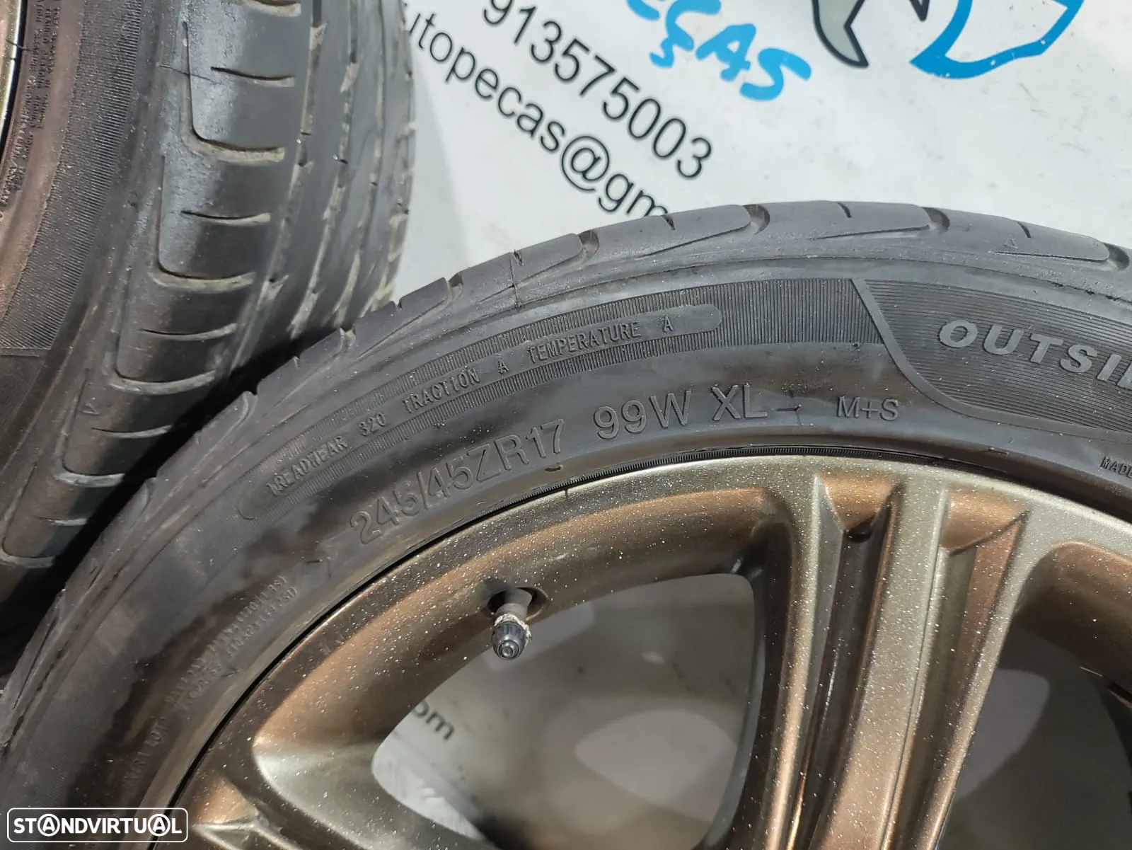 - Jantes 17 Polegadas Originais BMW Style 393 - 5x120 - 36116796242 | 6796242 - F20 | F21 | F30 | F31 | F32 | F33 | F36 - 17