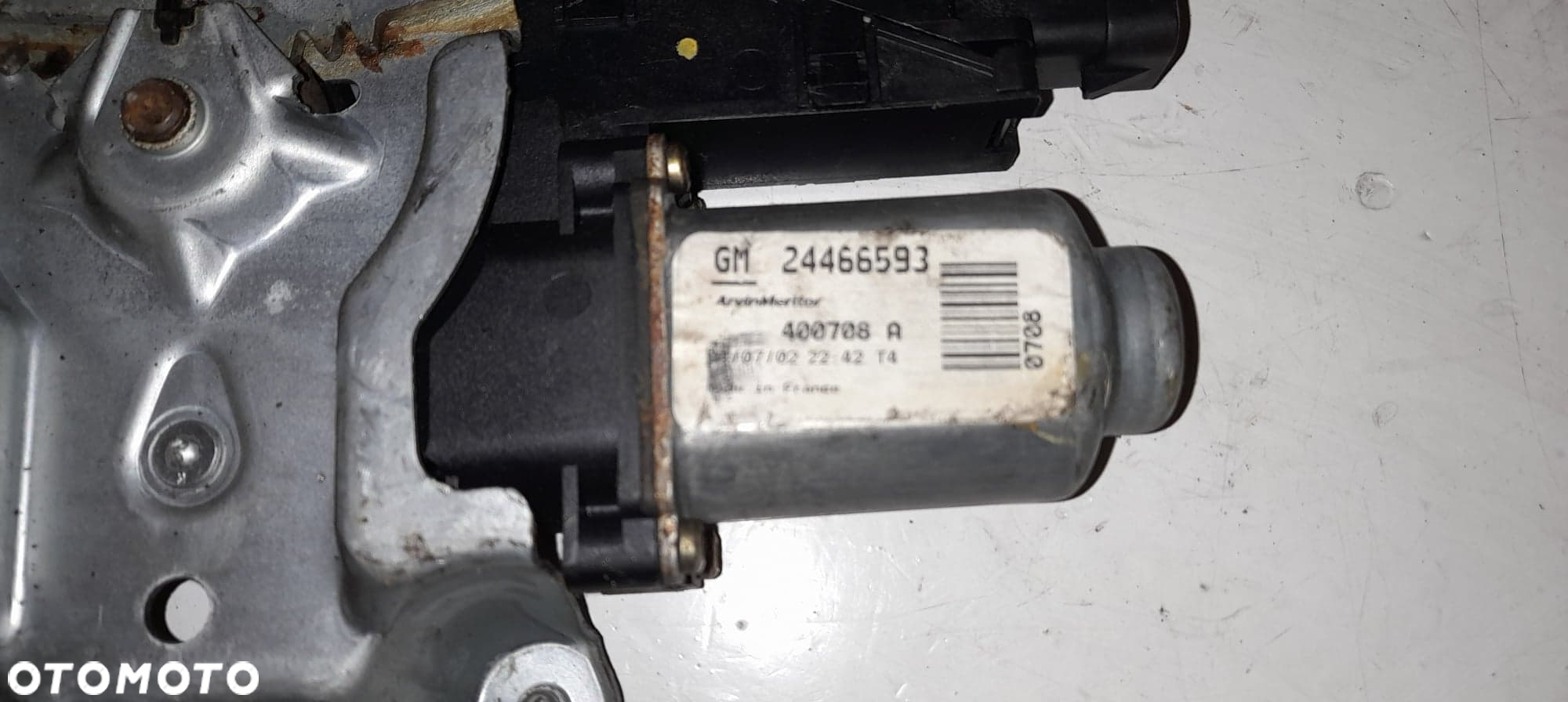 MECHANIZM SZYBY LEWY PRZÓD CORSA C 5D 13173073  3D  24466593 - 4