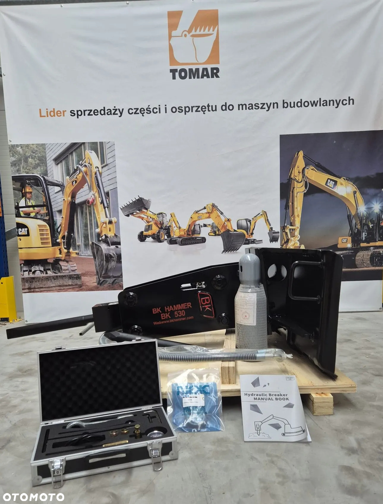 Młot hydrauliczny BK HAMMER 530 1CX CAT BOBCAT Skid-steer - 2