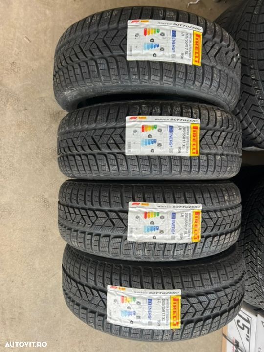 vând 4 anvelope 205/55/17 Pirelli de iarnă noi - 1